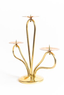 Vienna Brass and Copper Combination Candleholder, 1960s-SPD-1145091