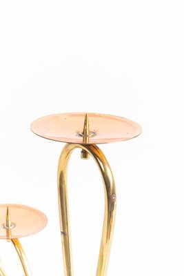 Vienna Brass and Copper Combination Candleholder, 1960s-SPD-1145091