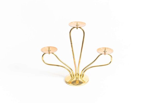 Vienna Brass and Copper Combination Candleholder, 1960s-SPD-1145091