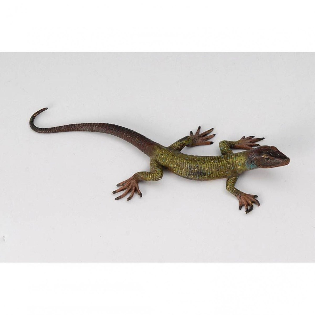 Vienna Bronze Lizard from Workshop Bermann, Early 20th Century