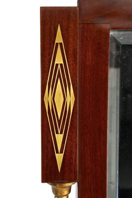 Vienna Secession Art Nouveau Mahogany Mirror Console, Austria, 1905s-TQA-1322297