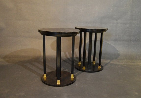 Vienna Secession Occasional Tables, 1910s, Set of 2-ZKR-2023732