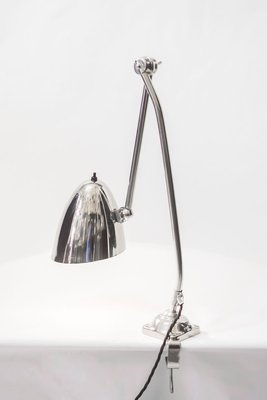 Viennese Art Deco Nickel-Plated Clamp Lamp, 1920s-SPD-903679