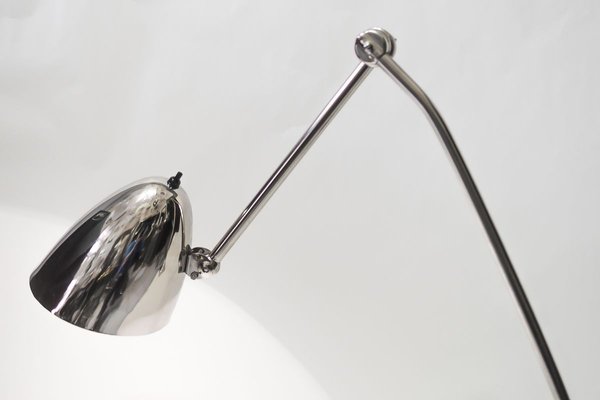 Viennese Art Deco Nickel-Plated Clamp Lamp, 1920s-SPD-903679