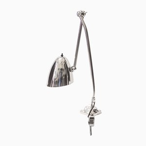 Viennese Art Deco Nickel-Plated Clamp Lamp, 1920s-SPD-903679