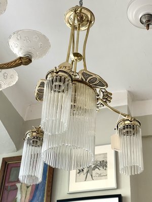 Viennese Art Nouveau Style Chandelier, 1890s-FSD-1366921