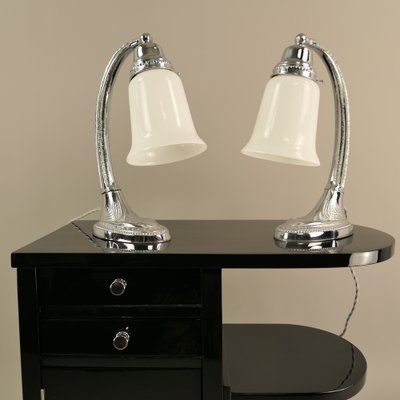 Viennese Bedside Lamps, 1910s, Set of 2-KDB-1720760