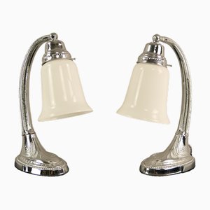 Viennese Bedside Lamps, 1910s, Set of 2-KDB-1720760