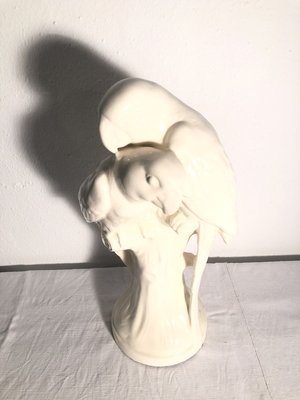 Viennese Ceramic Parrot Set from A. Förster Wien, 1905-RZY-902441