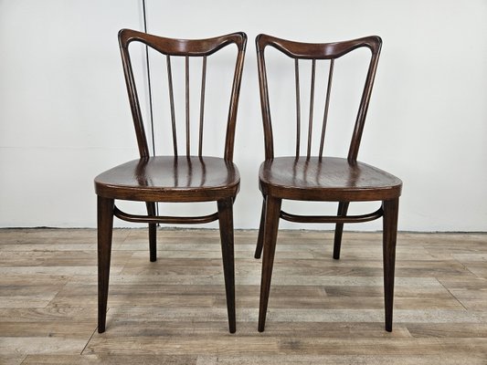 Viennese Chairs in Bent Beech, 1920, Set of 2-ZUW-2021544