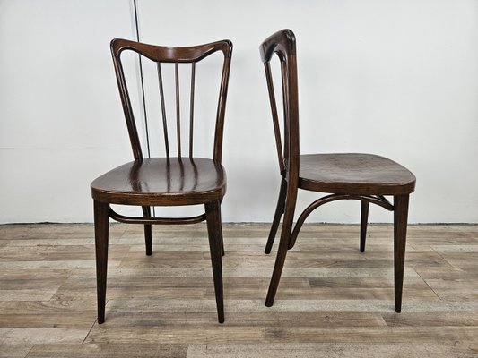 Viennese Chairs in Bent Beech, 1920, Set of 2-ZUW-2021544