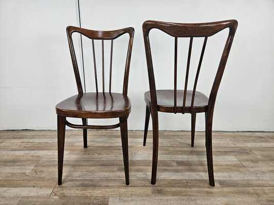 Viennese Chairs in Bent Beech, 1920, Set of 2-ZUW-2021544