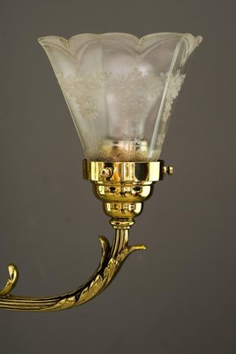 Viennese Chandelier with Capricorn Heads, 1890s-SPD-1076104