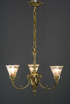 Viennese Chandelier with Capricorn Heads, 1890s-SPD-1076104