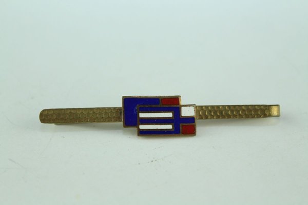 Viennese Enamel Tie Pins, 1930s, Set of 5-ZWH-738095