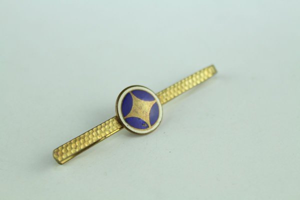 Viennese Enamel Tie Pins, 1930s, Set of 5-ZWH-738095