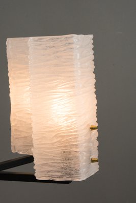 Viennese Frosted Glass Chandelier by J.T. Kalmar, 1960s-SPD-844633