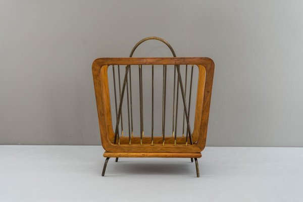 Viennese Magazine Rack, 1950s-SPD-801718