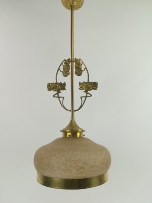 Viennese Pendant Lamp for Dining Table, 1920s-KDB-1447890