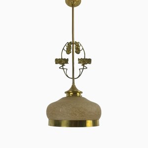 Viennese Pendant Lamp for Dining Table, 1920s-KDB-1447890