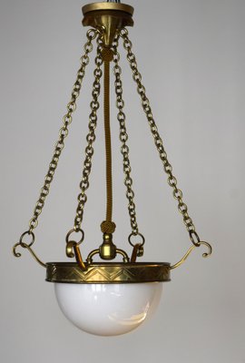 Viennese Secession Ceiling Lamp by Josef Hoffmann, 1890s-VA-1785668