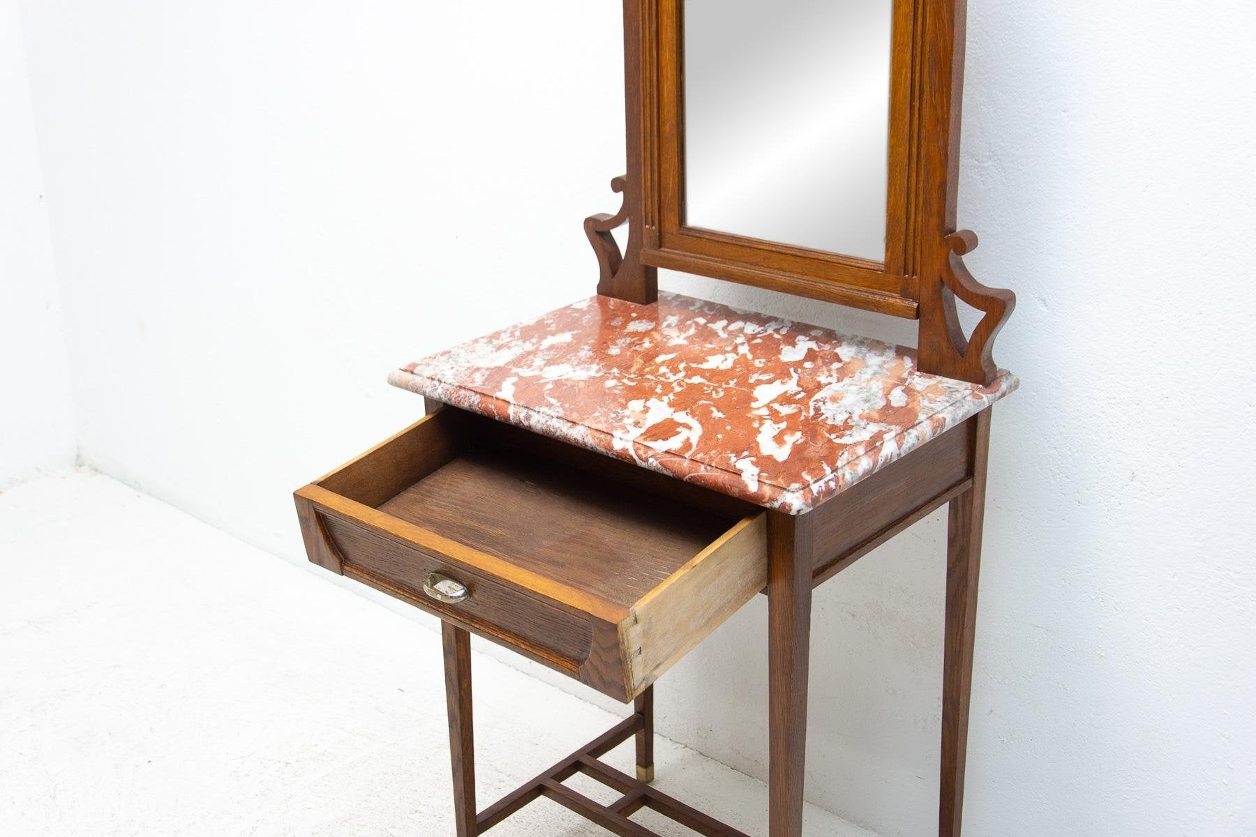 Viennese Secession Dressing Table with Mirror, 1910