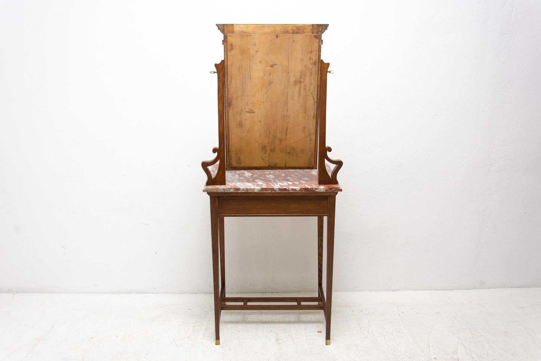 Viennese Secession Dressing Table with Mirror, 1910