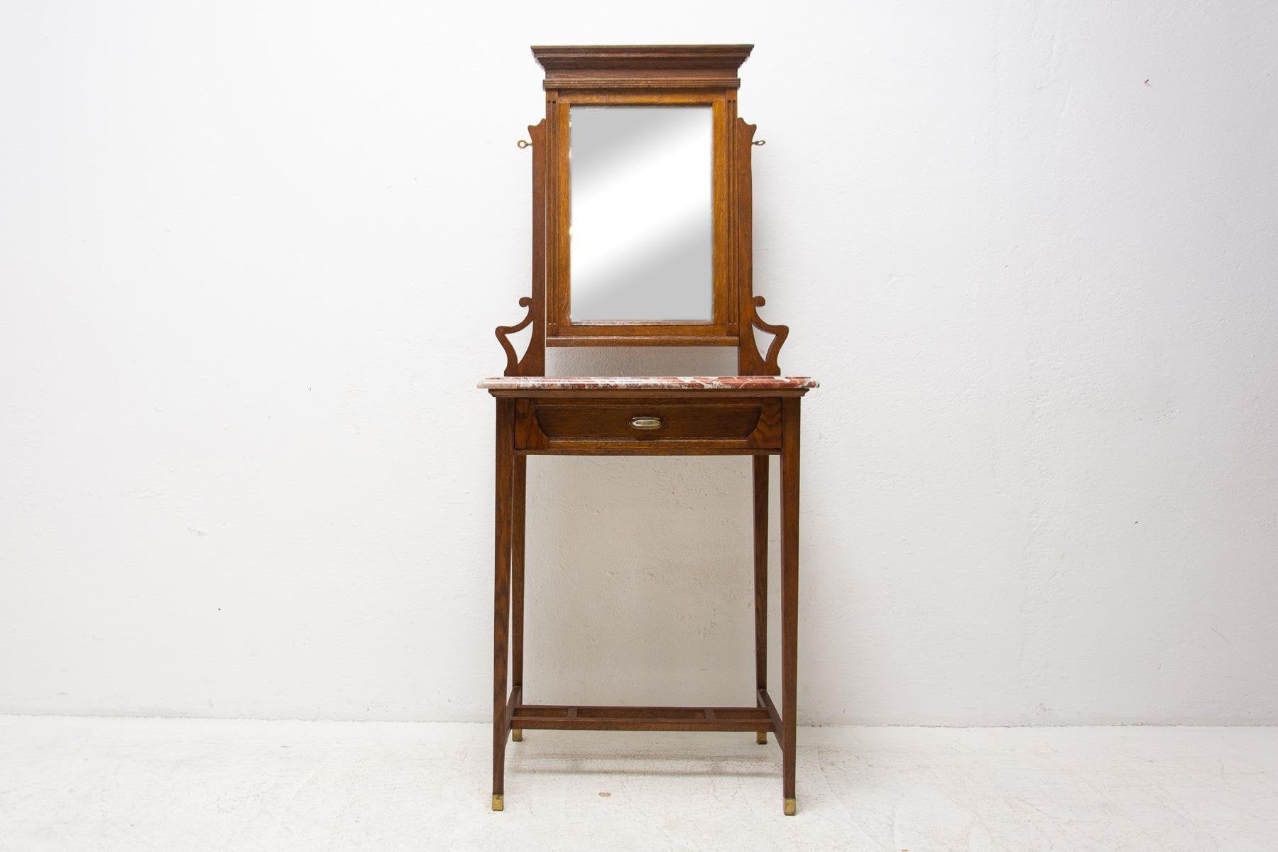 Viennese Secession Dressing Table with Mirror, 1910