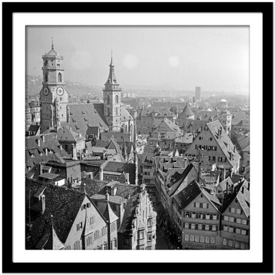 View From City Hall Belfry to Old City, Stuttgart Germany, 1935-DYV-988164