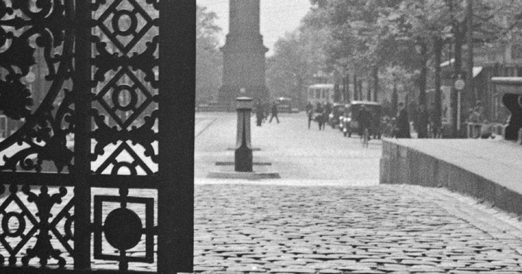 View From Iron Gate Darmstadt Castle to City Life, Germany, 1938, Printed 2021-DYV-997879