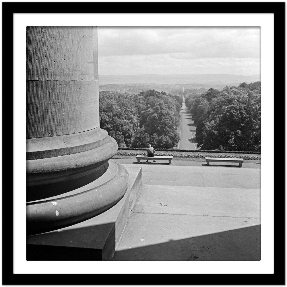 View from the Castle-Gate of Wilhelmshoehe to Kassel, Germany 1937, 2021