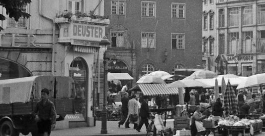 View Gate Residence Castle to Main Market Darmstadt, Germany, 1938, Printed 2021