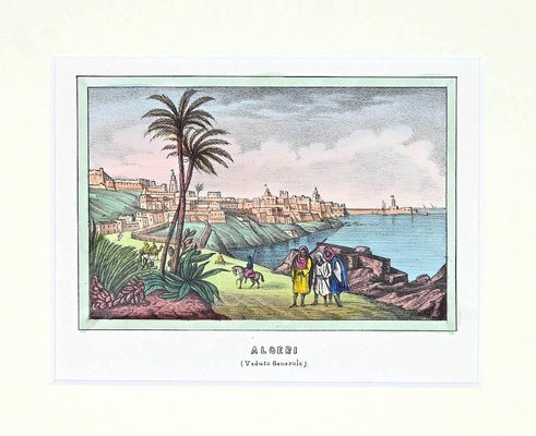 View If Algiers - Original Lithograph - 1850s-ZCI-869618