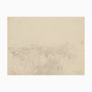 View of Civita Castellana, 1857, Pencil-OJR-1273333