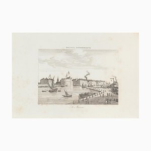 View of Le Havre, Original Lithograph, 19th Century-ZCI-898575