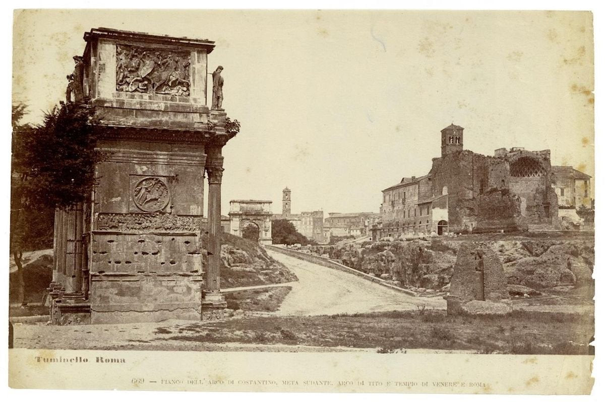 Views of Ancient Rome - Collection of 18 Vintage Albumen Prints - 1880/90 1880/1890