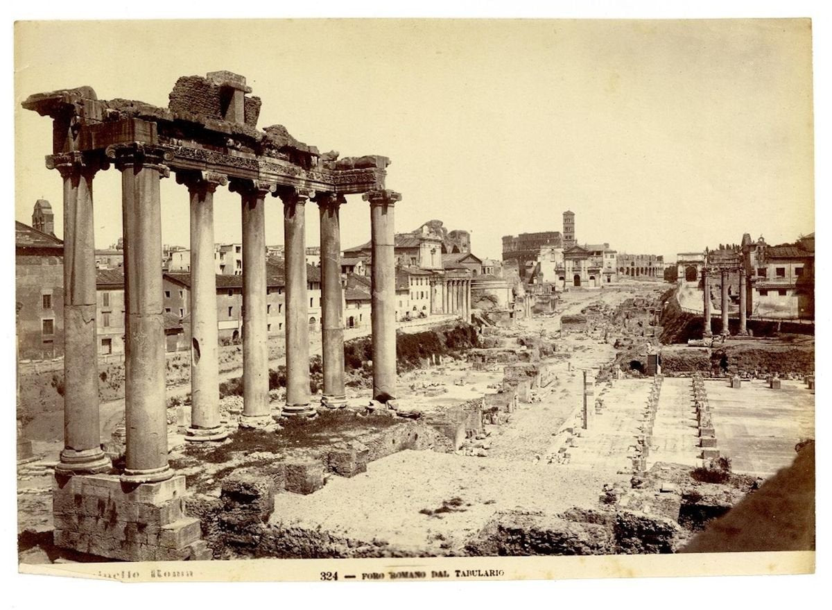 Views of Ancient Rome - Collection of 18 Vintage Albumen Prints - 1880/90 1880/1890