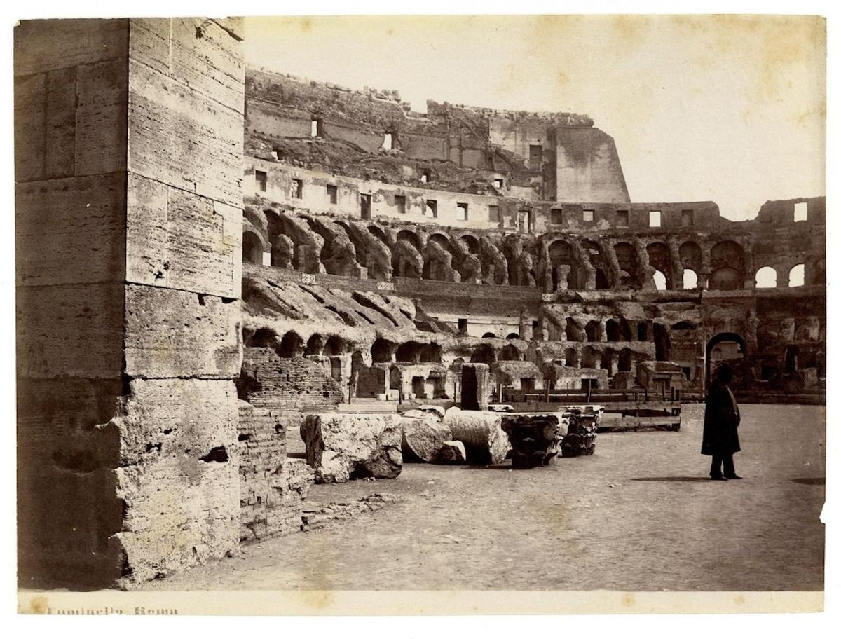 Views of Ancient Rome - Collection of 18 Vintage Albumen Prints - 1880/90 1880/1890