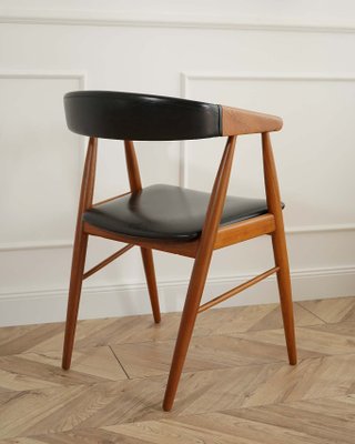 Vinatge Teak Chair by Aksel Bender Madsen and Ejnar Larsen for Norden Mobelfabrik, 1950s-WZU-2033724