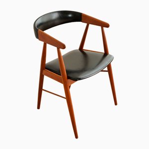 Vinatge Teak Chair by Aksel Bender Madsen and Ejnar Larsen for Norden Mobelfabrik, 1950s-WZU-2033724