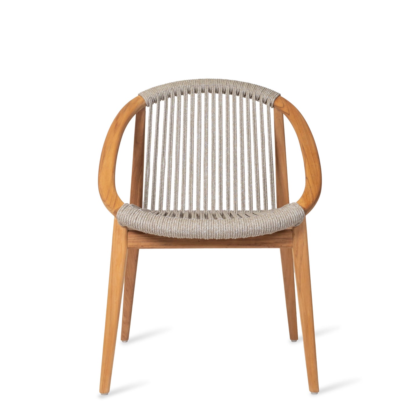 FRIDA - rope dining chair with armrest