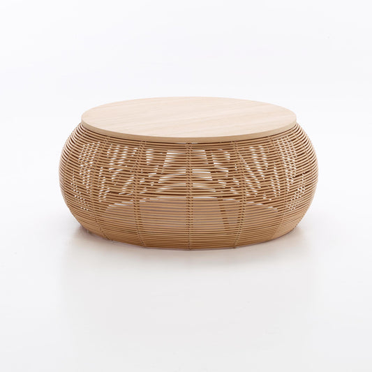 VIVI - Round rattan coffee table