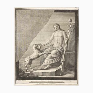 Vincenzo Campana, Ancient Roman Fresco Herculaneum, Etching, 18th Century-ZCI-1423536