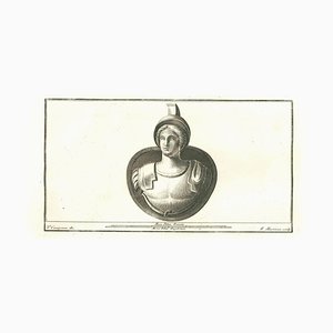 Vincenzo Campana, Ancient Roman Statue, Original Etching, 18th Century-ZCI-2024849