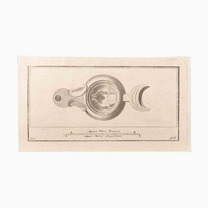 Vincenzo Campana, Oil Lamp, Etching, 18th Century-ZCI-1760603