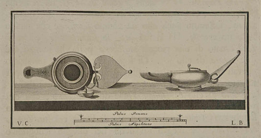 Vincenzo Campana, Palmo Romano, Etching, 18th Century