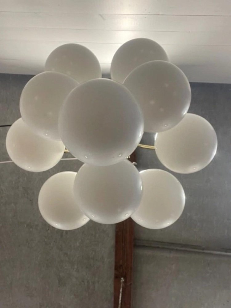 Vintage 10-Sphere Sputnik Chandelier from Nero Slovakia