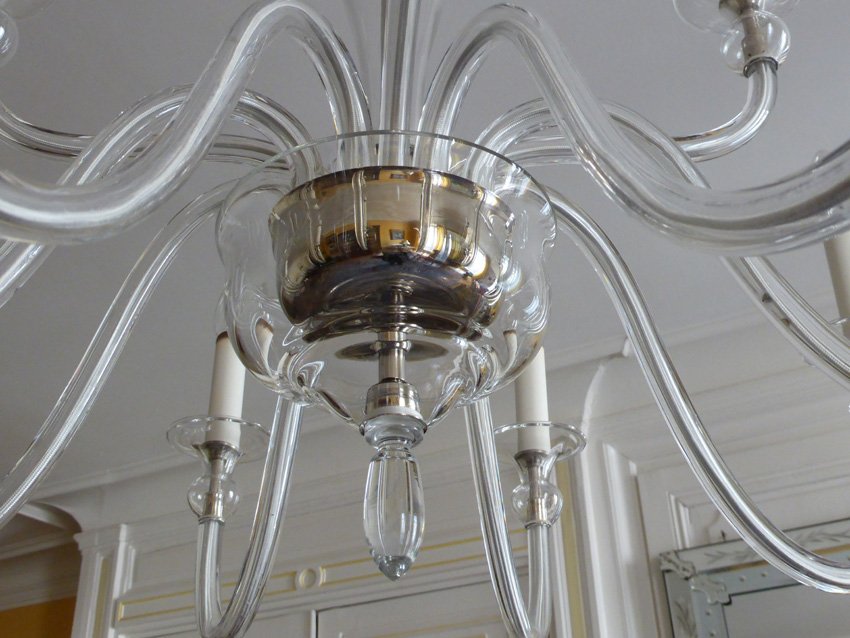 Vintage 12 Arm Chandelier