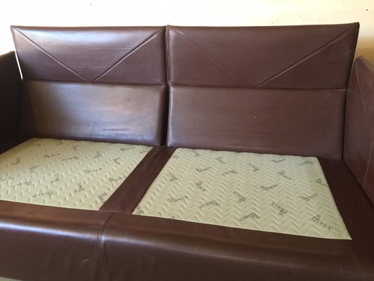 Vintage 2-Seater Brown Leather Sofa from Leolux-XQY-577316