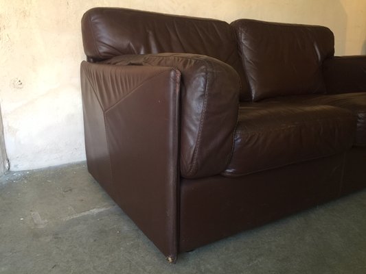 Vintage 2-Seater Brown Leather Sofa from Leolux-XQY-577316